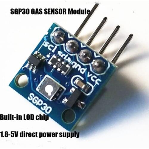 I2C Air SGP30 Measurement Gas Sensor Multi-pixel Gas Sensor TVOC/eCO2 Air Quality Formaldehyde Carbon Dioxide Detector Tester