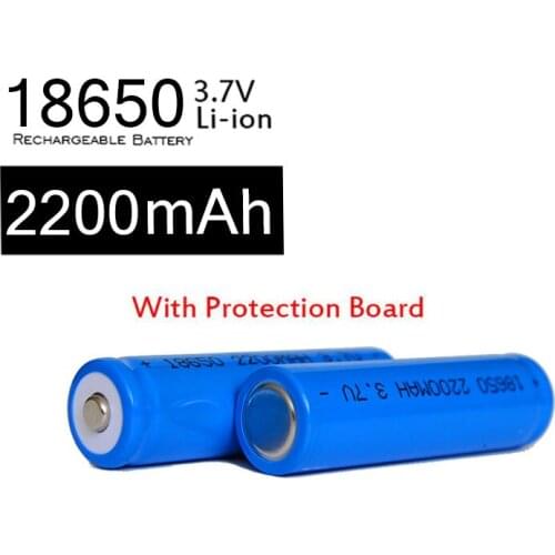 KingWei 10pcs/PCB Board 18650 2200mah 18650 3.7v Li-ion lithium Rechargeable Lion Baterie For LED Torch Flashlight Toy