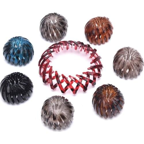 Fashion Women Hair Clip Bird Nest Expanding Horsetail Buckle Hair Claws Headwear Fashion Ladies Headdress Hair Accessories