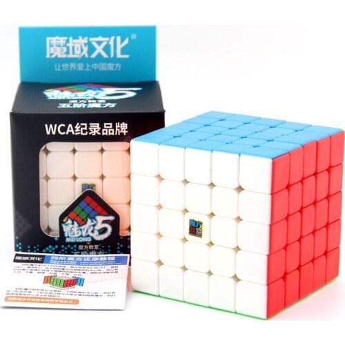 Moyu 5x5 Cube Moyu Meilong 5x5x5 Magic Cube WCA 5Layers Speed Cube Professional Puzzle Toys For Children Kids Gift Toy