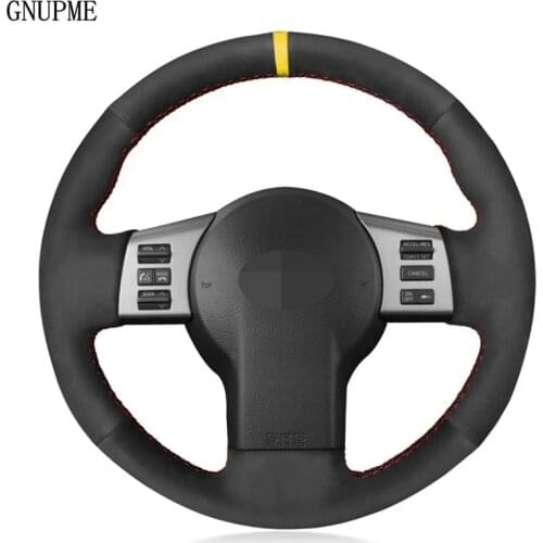 Non-slip Black Suede Car Steering Wheel Cover For Infiniti FX FX35 FX45 2003-2008 Nissan 350Z 2003 2004 2005 2006 2007 2008 2009