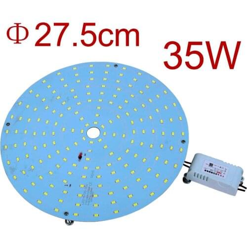 Wholesale 4PCS 220V 35W Retrofit LED Ceiling Lights Board Replacement 2D LED Lamp LED Disc Plate Lights CFL lamps