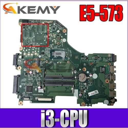Original for ACER E5-573 Laptop motherboard E5-573 I3-5005U DA0ZRTMB6D0 NBVBD11002 tested good free shipping