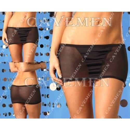 Secret Perspective Mini Skirt*2719 *G-string T-back Teddy Bikini Boxer Triangle Pajamas Skirt Suit Middle trousers Free Shipping