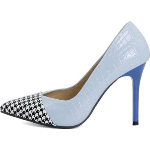 Big Size Pointed single shoes ladies high heels women shoes woman pumps