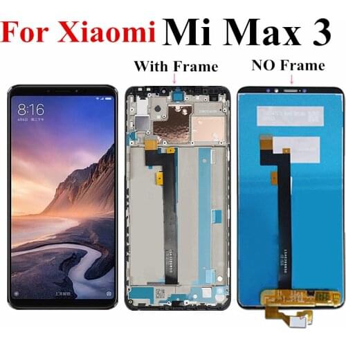6.9" For Xiaomi Max 3 MI Max 3 Max3 M1804E4A LCD Display Touch Panel Screen Digitizer Assembly with frame Lcd Display
