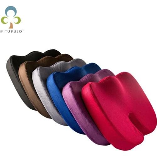 1Pcs Memory foam cushion office seat Soft comfortable and breathable cushion cushion car beautiful buttocks pregnant cushion YJN