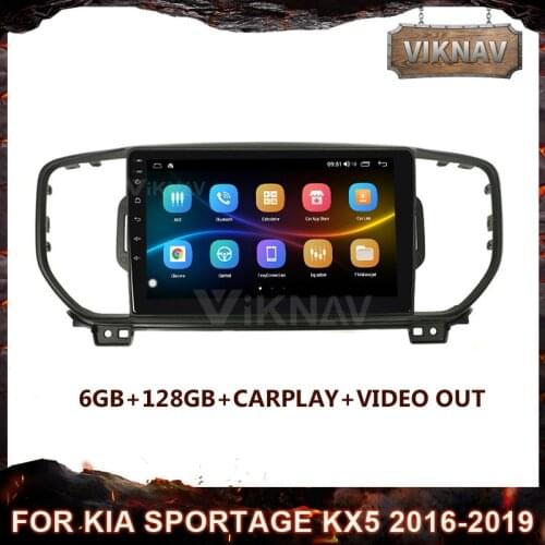 2 DIN Android 10 Car Multimedia Player Auto Radio Stereo For Kia Sportage KX5 2016-2019 Head Unit GPS Navigation Tape Recorder