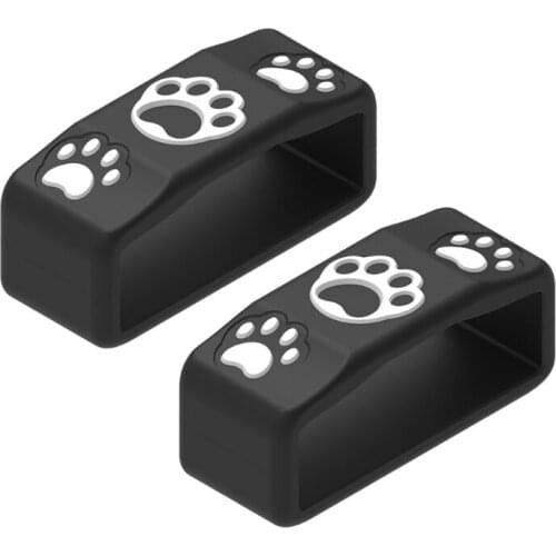 2x Durable Fastener Rings Compatible with Huawei Watch3 Band Keeper Silicone Replacement Watch Band Loop Holder Retainer