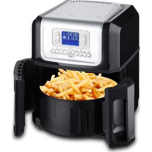 3.2L Electric Air Fryer LCD Display Oven Cooker with Temperature Control, Non Stick Fry Basket XK301