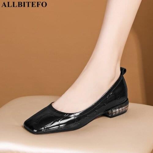 Обувь на низком каблуке Allbitefo China At AliExpress