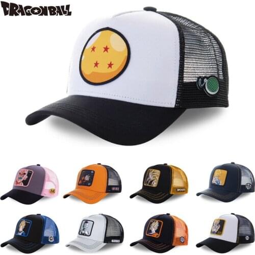 New Brand DRAGON BALL NARUTO All Styles Snapback Cotton Baseball Cap Men Women Hip Hop Dad Mesh Hat Trucker Hat Dropshipping