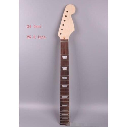 Electric guitar neck 24 Fret 25.5 Inch Truss Rod Rosewood Fretboard Maple