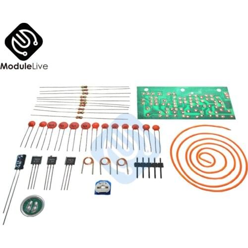 FM Radio Wireless Microphone DIY Kits High Frequency MIC Board Sound Electrical Siganl Transform Module Antenna 80MHz-103MHz