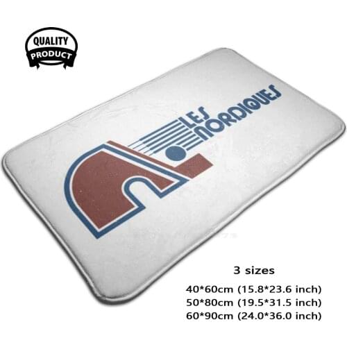 Quebec Nordiques Comfortable Door Mat Rug Carpet Foot Pad Colorado Avalance National Hockey League Wha World Hockey Association