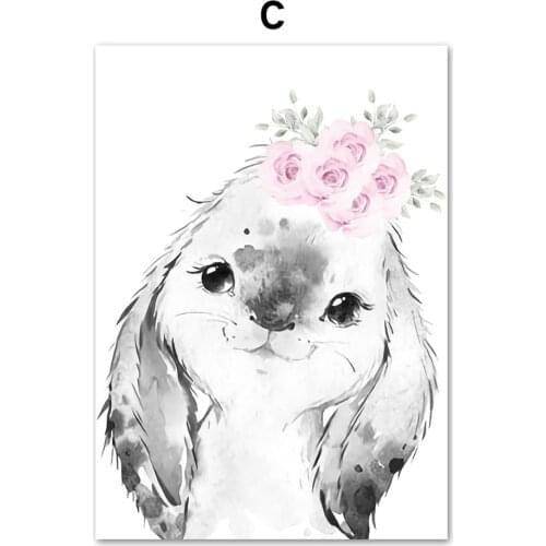 Rabbit Tiger Lion Giraffe Pink Flower DIY Cross Stitch 11CT Embroidery Kits Craft Needlework Set Cotton Thread Sell