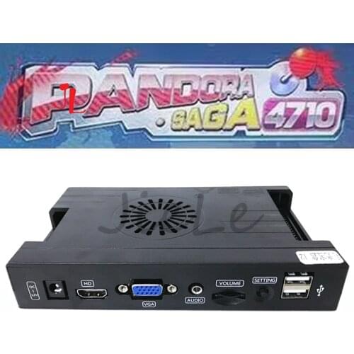 3D Pandora SAGA 4710 In 1 Game Board HDMI HD Fighting Arcade Consloe Machine Motherboard 20Pin Wires Jamma Converter Cable