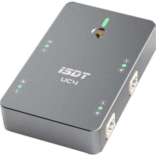 Original ISDT UC4 18W 4X1.5A 1S MINI Smart Battery Charger W/ Type C Input PH2.0 Output For RC Multirotor Part Accessories