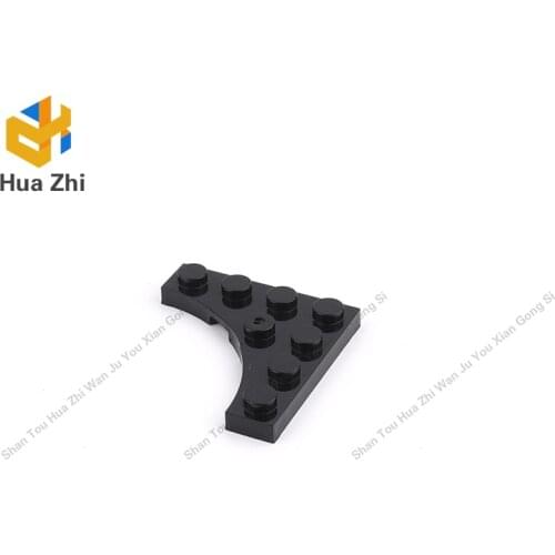 "Building Blocks Parts 35044 10PCS Plate Special 4 x 4 with Curved Cutout LEGOING MOCS Education"