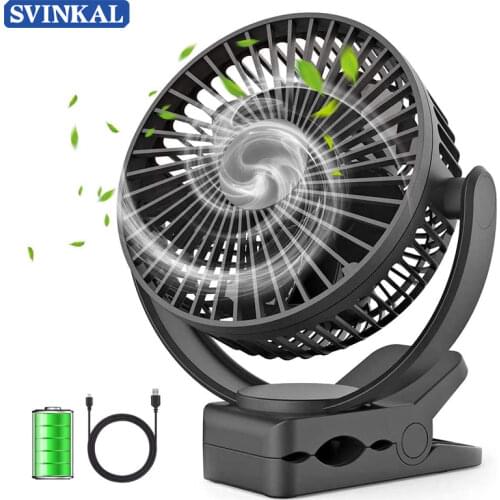 ATEnge Portable Air Conditioner Camping Fan,Air Cooler For Room,Ceiling Wireless Pedestal Ventilador,Fan Clip 5v for stroller,pc