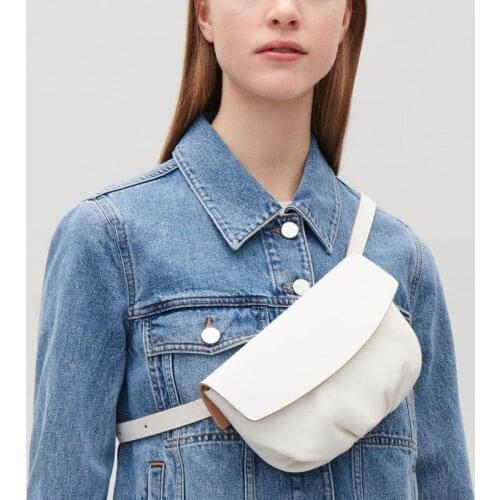 Waist Bag Women Fashion Flap Waist Belt Pack PU Leather Retro Fanny Pack High Quality Chest Bags Ladies Banana Bag Female Purse