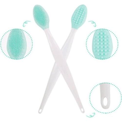 Face Silicone Brush Exfoliating Nose Clean Blackhead Removal Brush Tool Blemish Face Scrub Massager