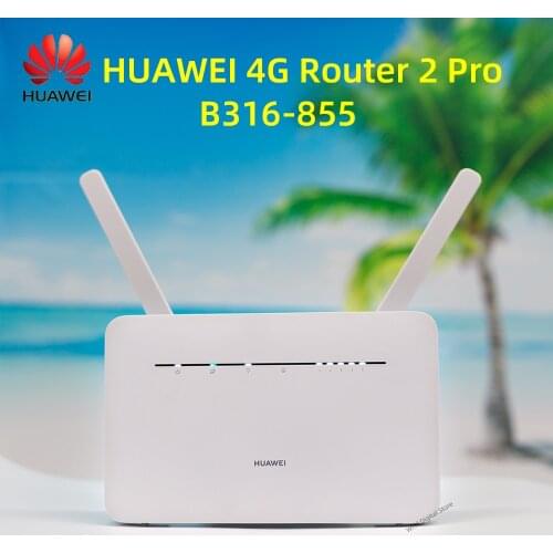 Huawei 4G Lte wifi Router B316-855 support sim card 4 Gigabit Ethernet port
