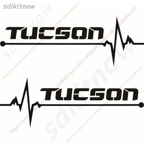 1pair Heart Car Decal Sticker Styling Windows Door Decoration For hyundai tucson 2005 2006 2007 2008 2016 2017 2018 accessories