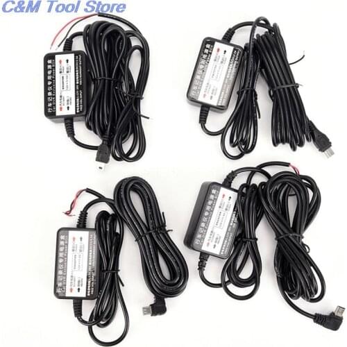 1pc 2*1.18in Micro/Mini USB Hard Wired Car Charger Power Inverter Converter For Tablet Phone DVR Recorder GPS