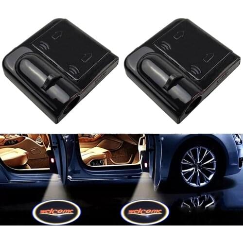 1pcs Universal Wireless Car Door led Welcome Laser Projector Logo Ghost Shadow Light Car Courtesy Lamp Car Welcome Night Lights