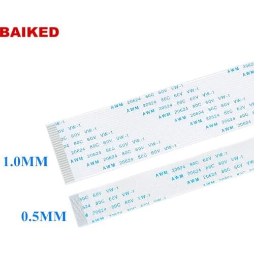 10PCS Flat flexible cable FFC FPC LCD cable AWM 20624 80C 60V VW-1 FFC-0.5MM 1.0MM 4/5/6/8/10/12/14/16/18/20/24/26/30/32 Pin