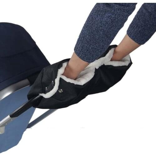 Winter Stroller Accessories Outdoor Windproof Stroller Gloves Newborn Baby Accessories Warme Hand Muff Soft Stroller Cover