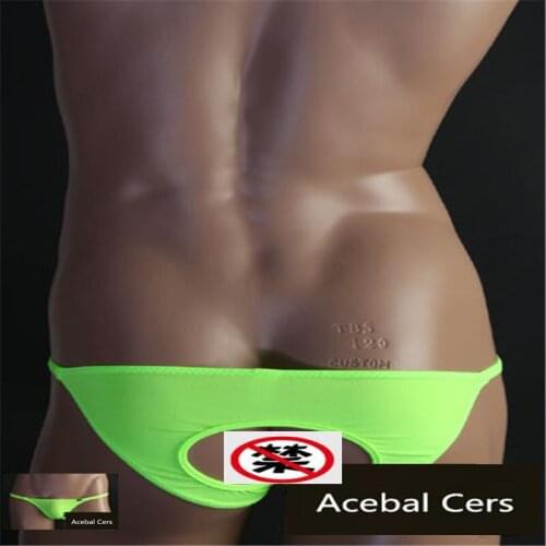 Acebal Cers Brand Sexy Mens Underwear 2019 Jockstrap mens bikini underwear transparent sexy underwear Charming high elastic XL