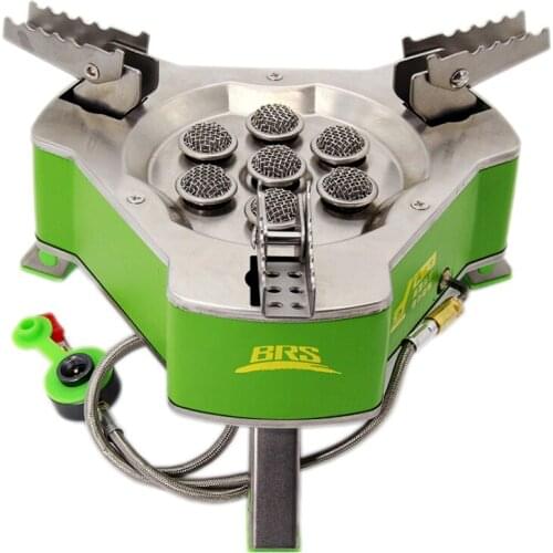 BRS-71 Seven-star stove head outdoor portable windproof gas stove field camping picnic picnic stove