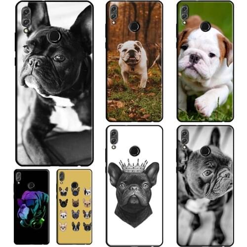 French Bulldog Case For Huawei Honor 10 Lite 10X 8 9 10i 6A 8A 8S 7S 7X 8X 9X 7C 20 7A 4C 6C Pro Cover