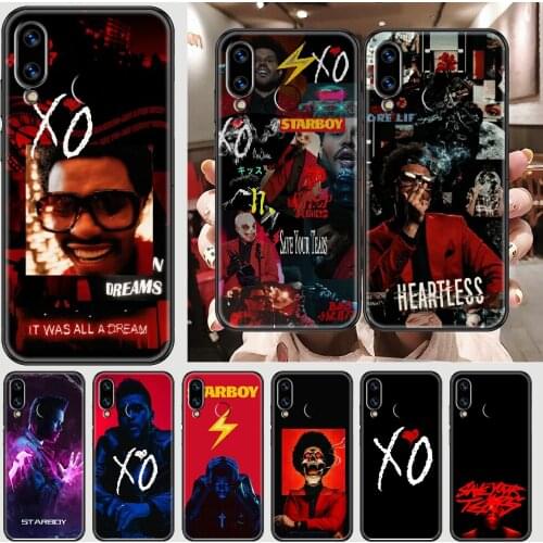 The Weeknd xo Phone case For Huawei Honor 6 7 8 9 10 10i 20 A C X Lite Pro Play black pretty coque art prime luxury cover soft