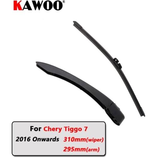 KAWOO Car Rear Wiper Blades Back Window Wipers Arm For Chery Tiggo 7 Hatchback (2016-) 310mm Auto Windscreen Blade Accessories