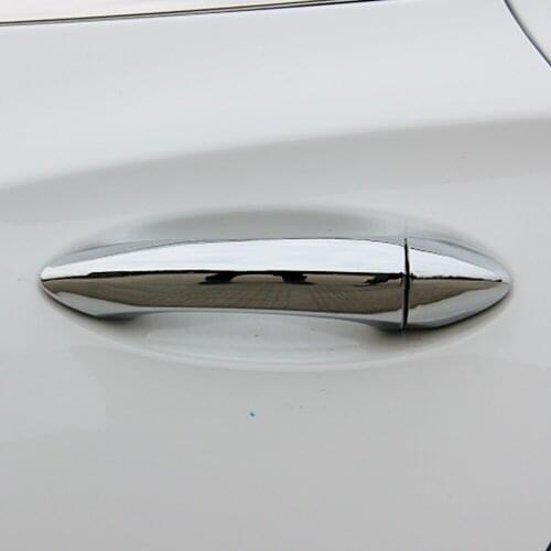 For Buick Regal Enclave Envision 2018-2020 Chrome Exterior Door Handle Cover Chromium Styling Trim Moulding Frame Bezel