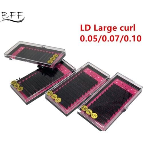 BFF Brand 4box Eyelashes extension 0.05/0.07/0.10 LD Large curl artificial Fake False Eye Lash Individual Eyelashes
