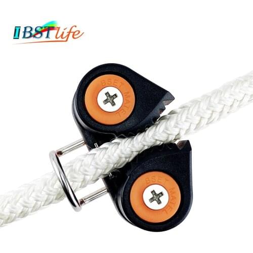 Composite 2 Row Matic Ball Bearing Cam Cleat with leading Ring Pilates Equipment Boat Fast Entry Rope Wire Fairlead Sailing