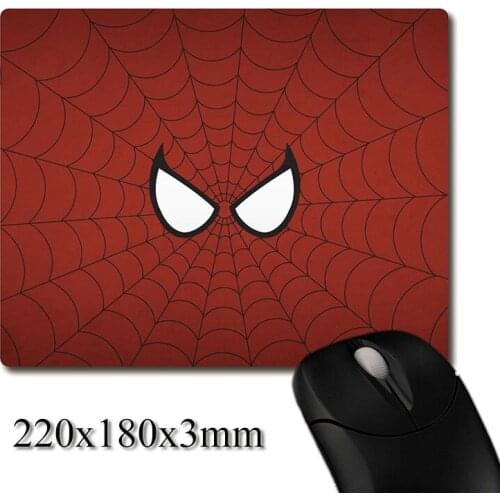 Spider web Cobweb-shaped comic cg printed Heavy weaving anti-slip rubber office mouse pad Coaster Party favor gifts 220x180x3mm