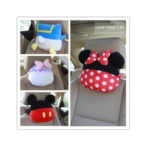 Cartoon Duck Neck Pillows Cartoon Car Accessories Headrest Seat Head Cushion Travel