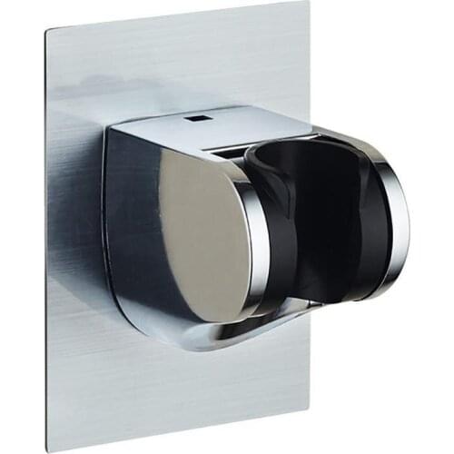 Portable Adjustable Bathroom Non-trace Shower Head Mount Base Bracket Showerhead Holder Bathroom Accessories Supplies Products