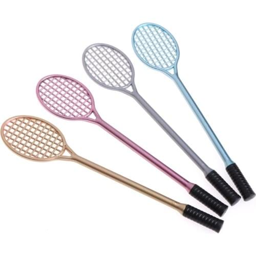 Rubber slime Plasticine tool Mini Badminton Racket Slime Form Crystal Soil Kit Play With Slime Gel Pen