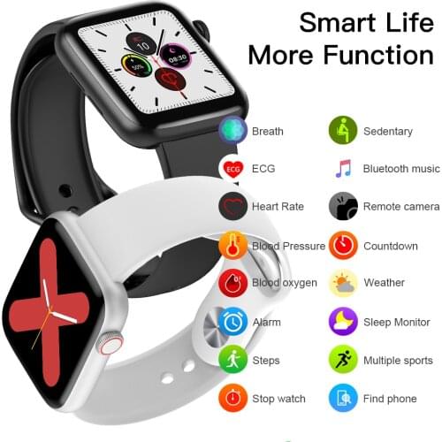 IP68 Waterproof W75 SmartWatch Bluetooth Spots Fitness Heart Rate Blood Pressure Oxygen Monitor IWO Smart Watch For Men Women
