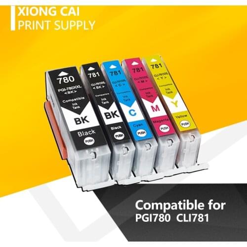 Compatible for PGI-780 CLI-781 PGI780 CLI781 780 781 ink cartridges for canon PIXMA TR8570 TS8170 TS9170 Printer