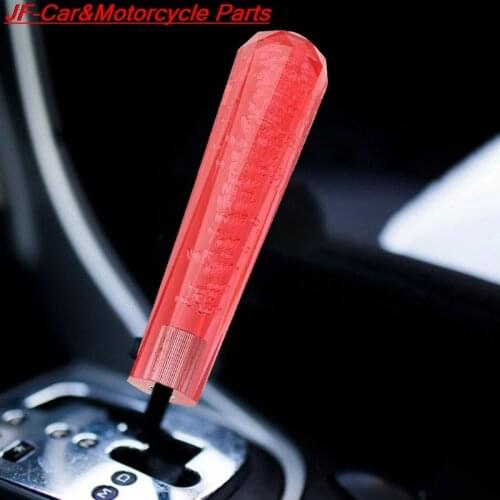 20CM 5 Colors Universal Car Crystal Bubble Gear Stick Shift Lever Shifter Knob Crystal Bubble Octagonal Gear Stick for Car