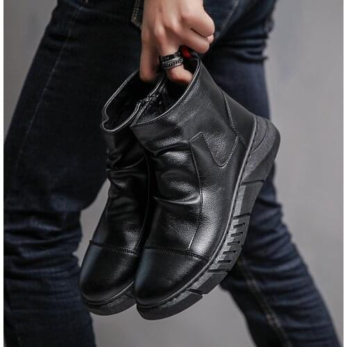 VANDOWEN Men's Motorcycle Boots