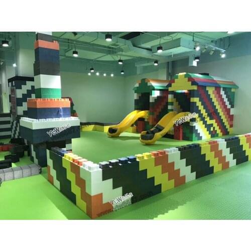 YLW indoor playground block building parks with ball pool YLW-EPP0929