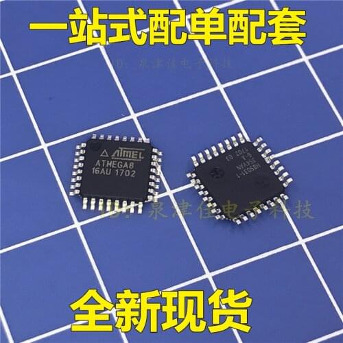 100% Original New ATMEGA8-16AU AVR/ 8 AVR 16K LQFP32
